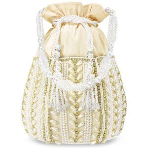 8219 Potli Bags Gift Evening Bag Clutch Ethnic Bride Purse with Drawstring